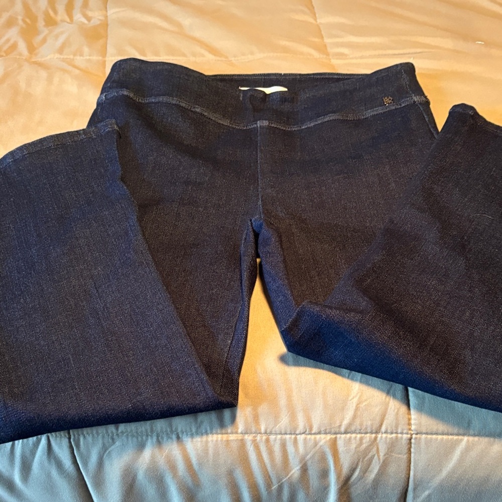 DKNY Denim Flare Crop Jean
